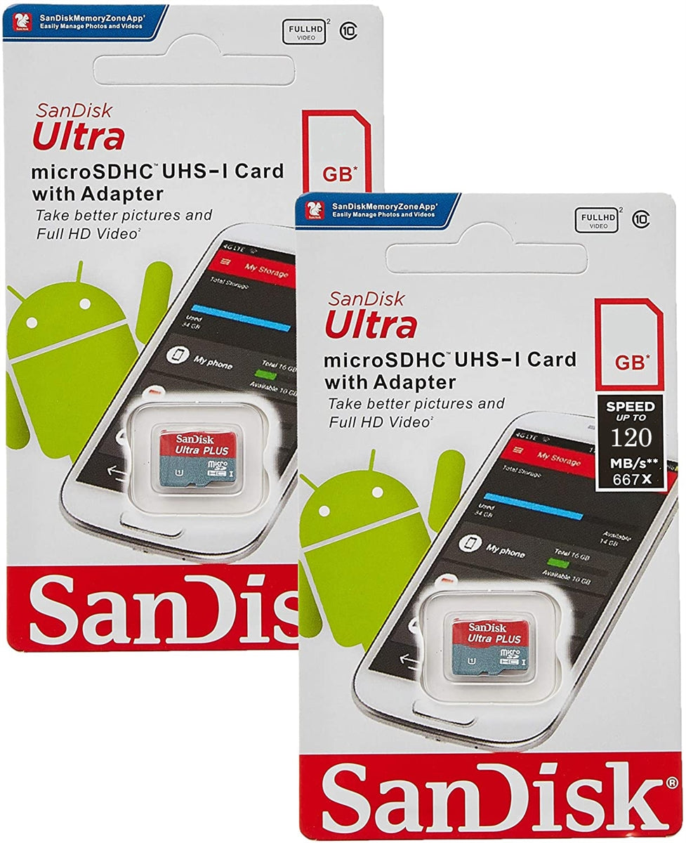 Sandisk Ultra C10 Memory Card 32GB (120Mb/s)