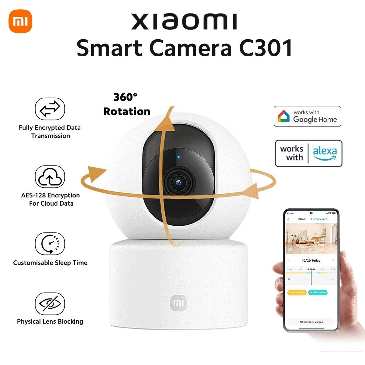 Xiaomi C301 Smart Full View Camera