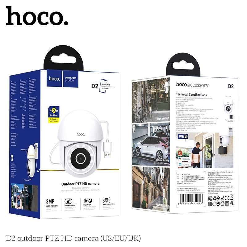 Hoco D2 Outdoor Night Vision Camera