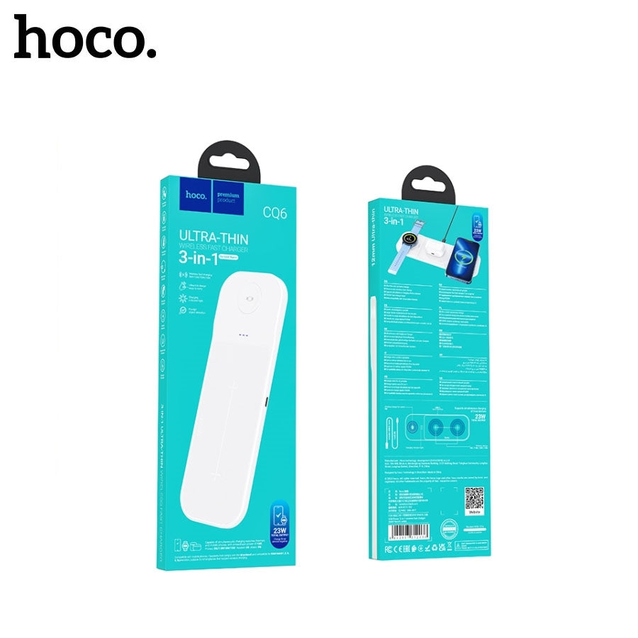 Hoco CQ6 Wireless 3in1 Charger (Samsung Watch)
