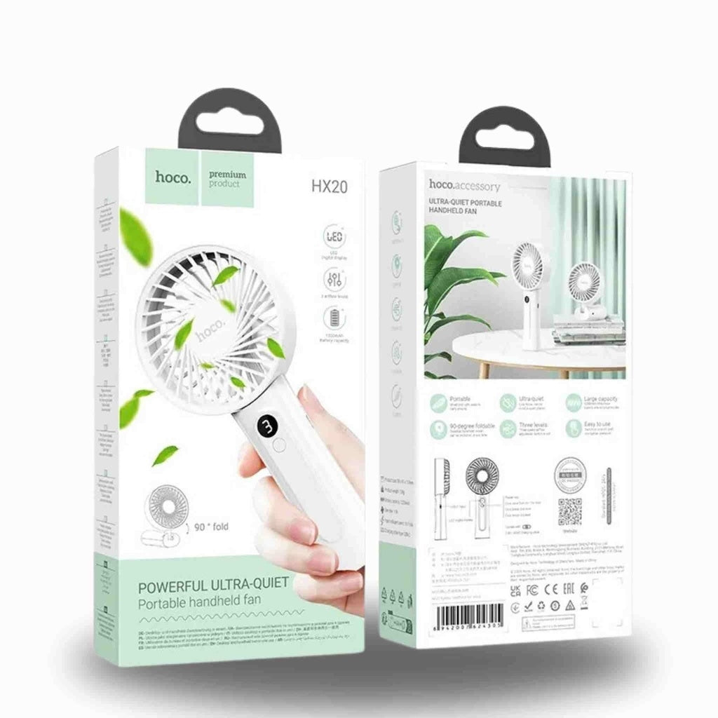Hoco HX20 Portable Handheld Fan