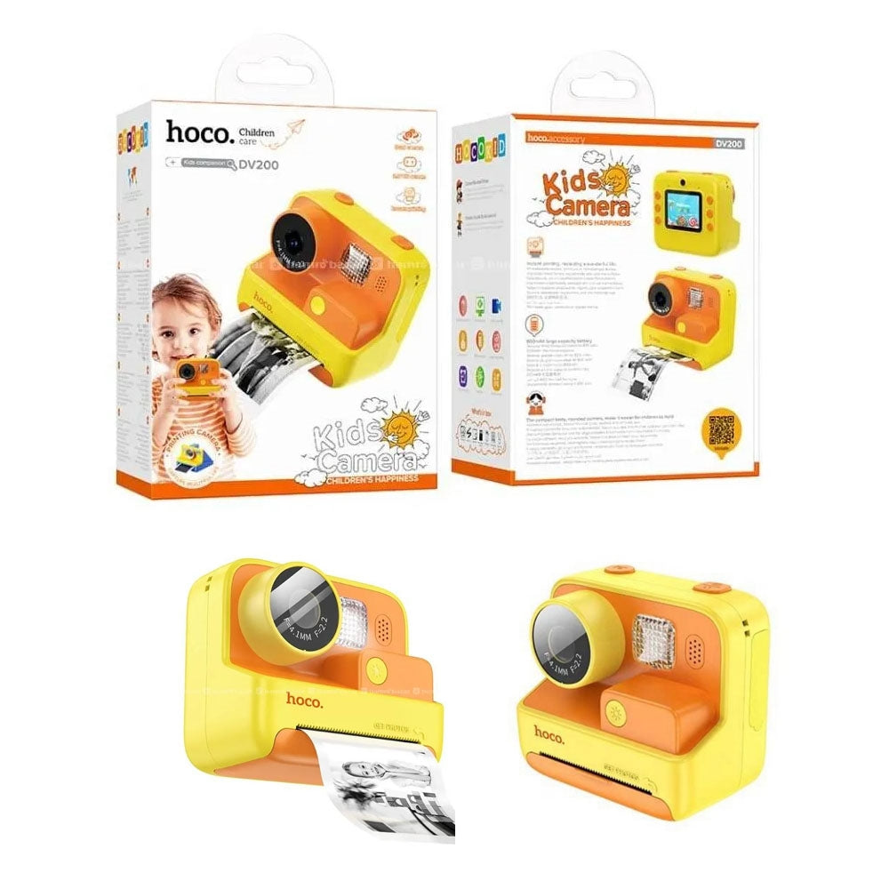 Hoco DV200 Kids Dual Lens Printing Camera