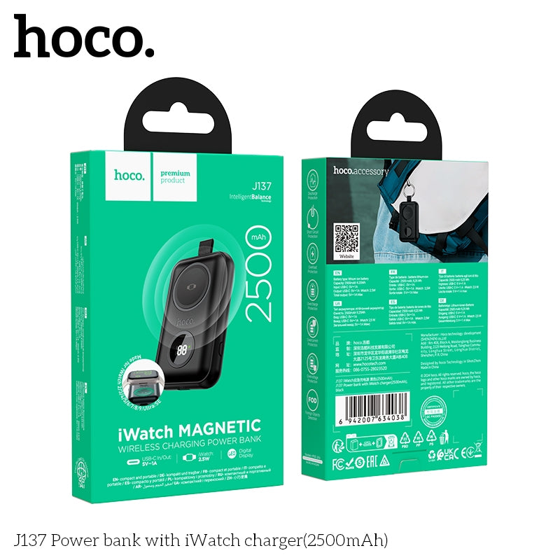 Hoco J137 iWatch Pocket Power Bank (2500mAh)