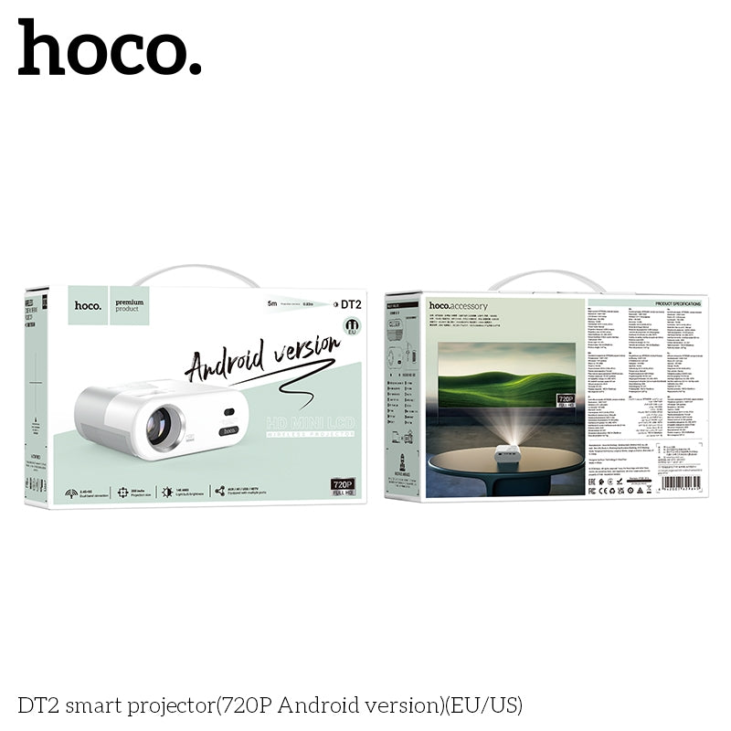 Hoco DT2 Wireless Projector (720p) Android Version