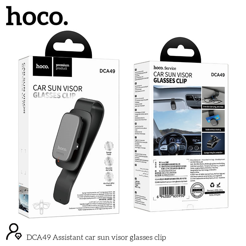 Hoco DCA49 Car Sunglasses Holder Clip