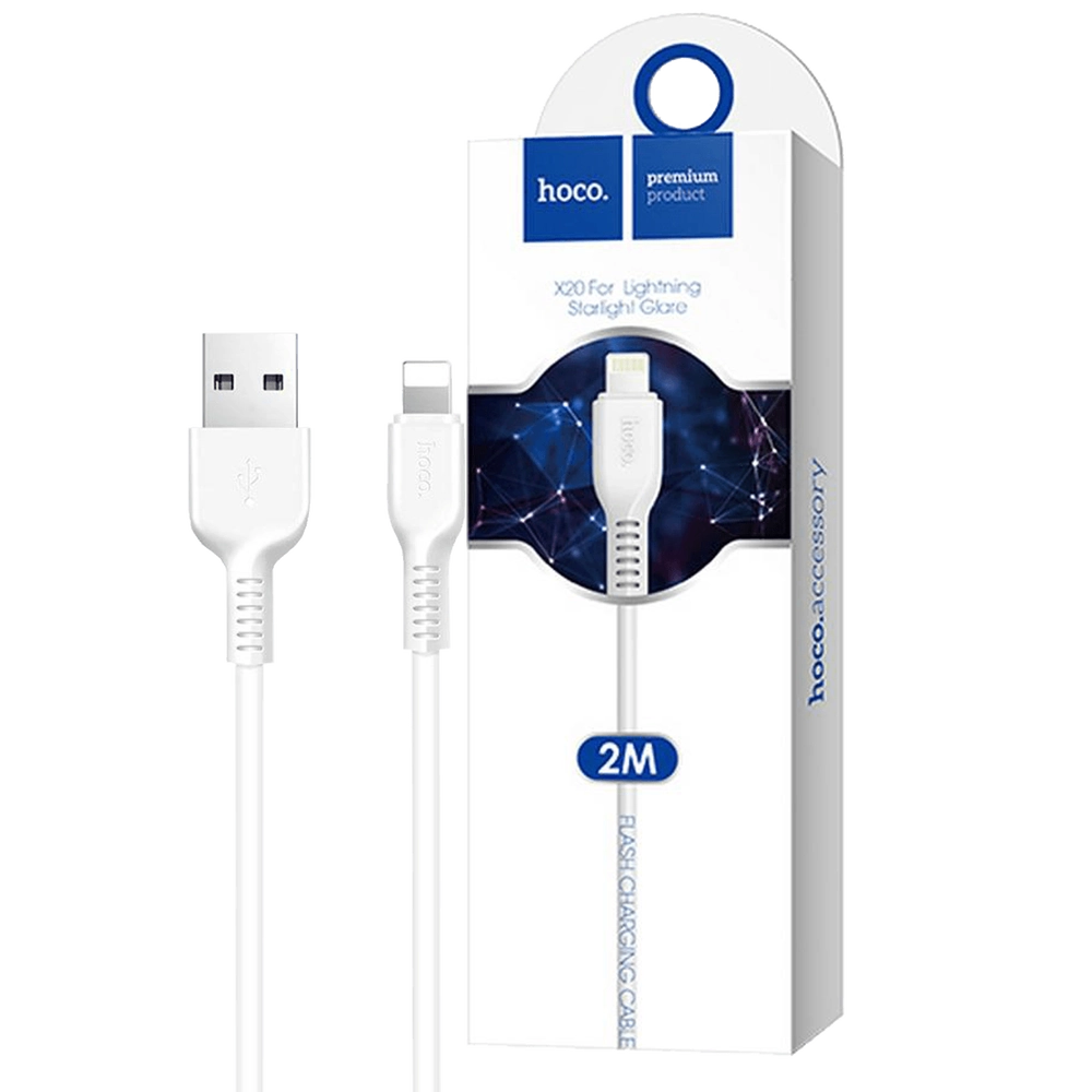 Hoco X20 cable 2m USB to Lightning