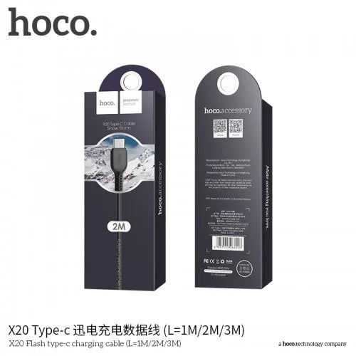 Hoco X20 Charging Cable 2m (Type C)
