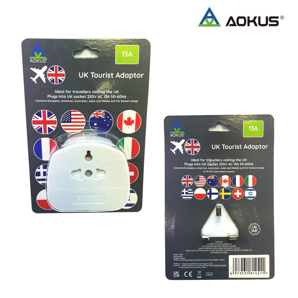 Aokus 8815 UK Tourist Adapter
