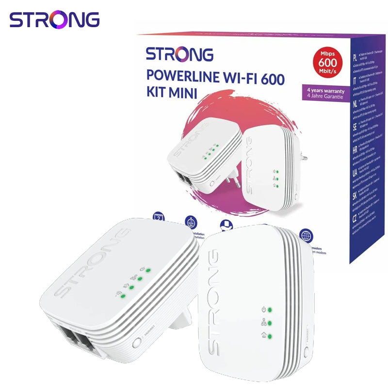 STRONG Powerline WiFi 600 Kit Mini (2 pack)