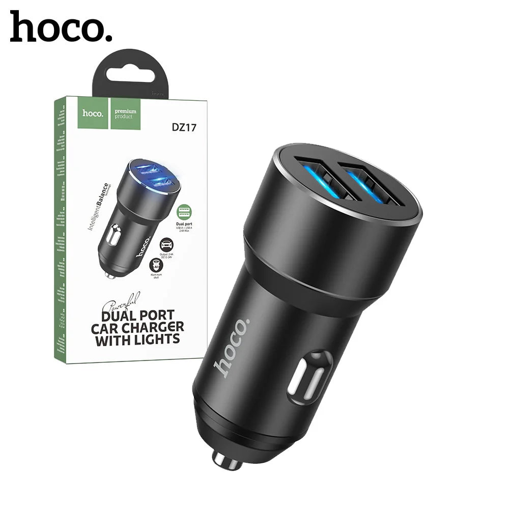 Hoco DZ17 Car Charger (Dual USB)