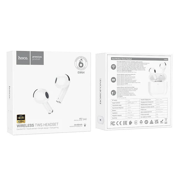 Hoco EW64 Wireless Earphones (3rd Gen)