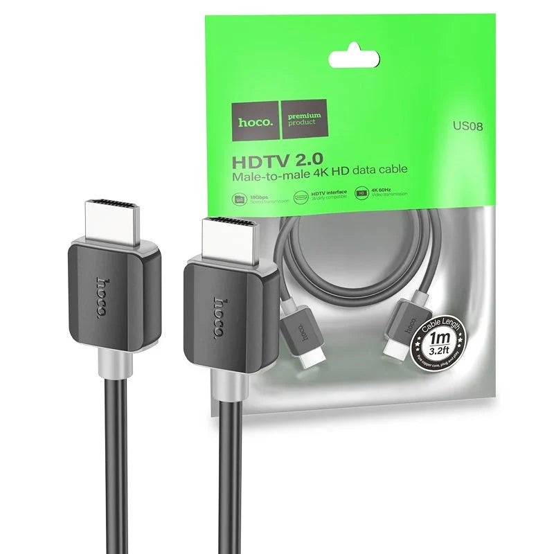 Hoco US08 HDMI to HDMI 4K Cable (1m)
