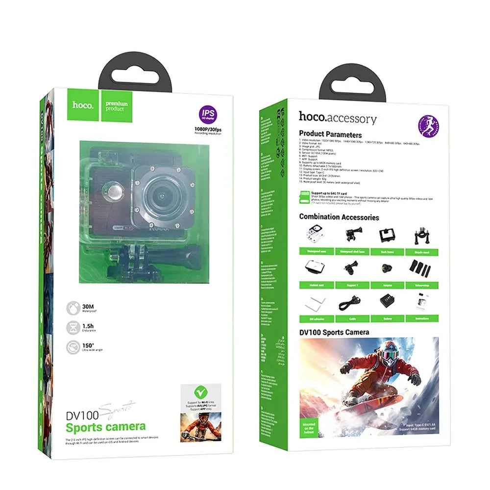 Hoco DV100 FullHD Sports Camera