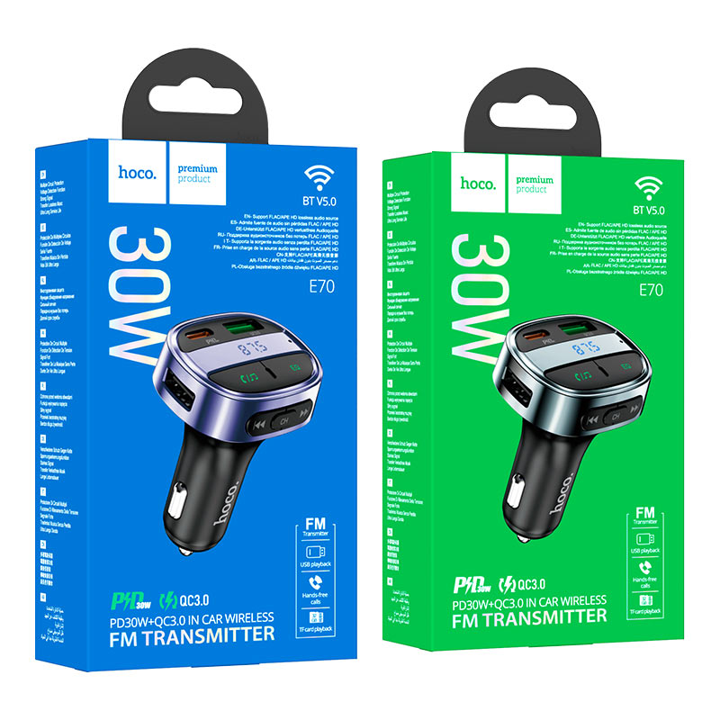 Hoco E70 FM Transmitter