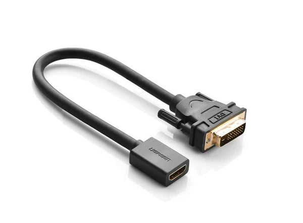UGREEN 20136 22mm Cable (HDMI Female to DVI Male)