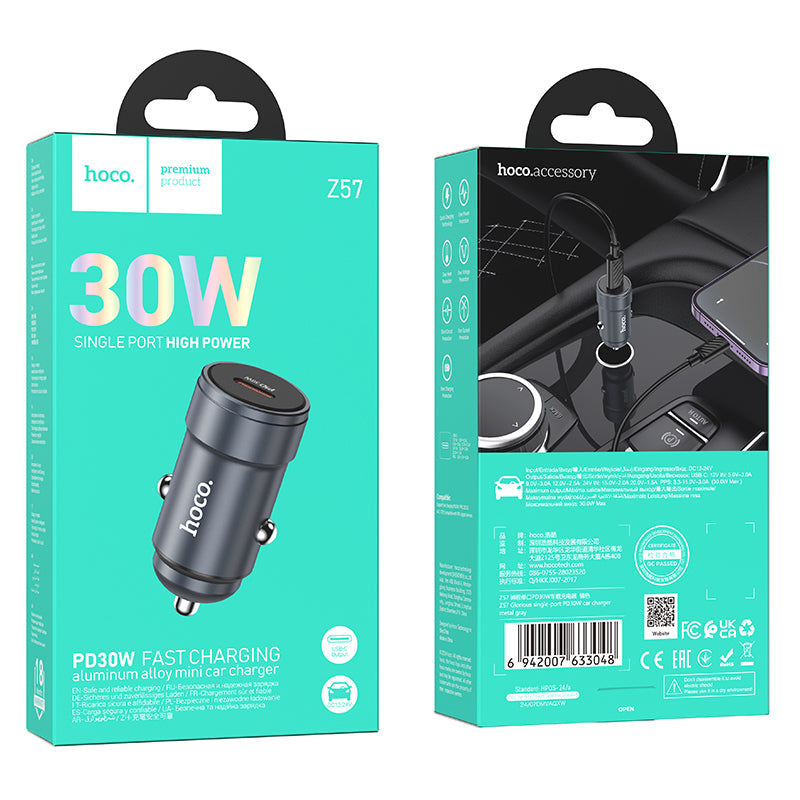 Hoco Z57 Car Charger 30W
