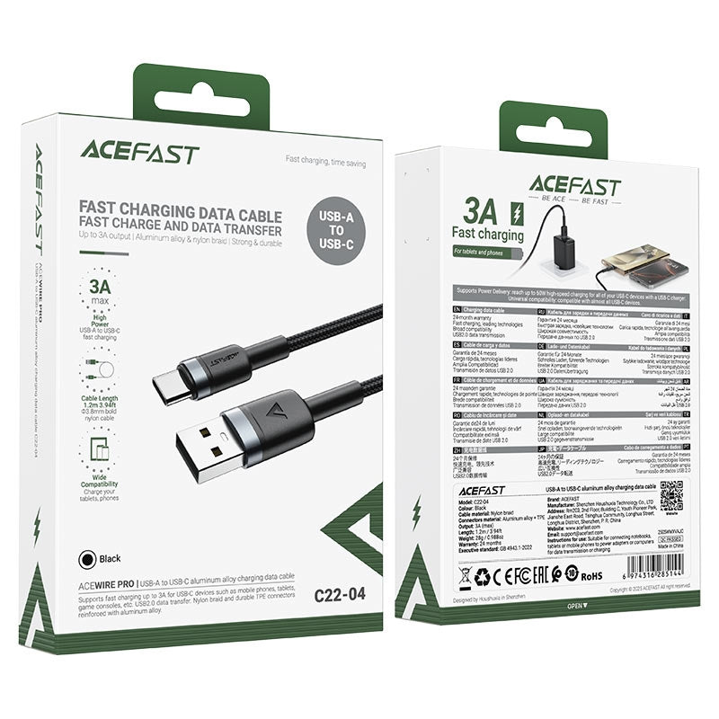 AceFast C22-04 Data Cable (USB to Type C)