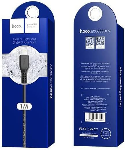 Hoco X20 cable 1m USB to Lightning