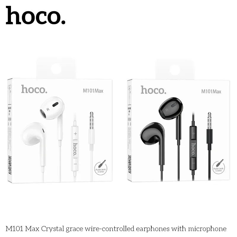 Hoco M101 Max Wired Earphones with Microphone (3.5mm)