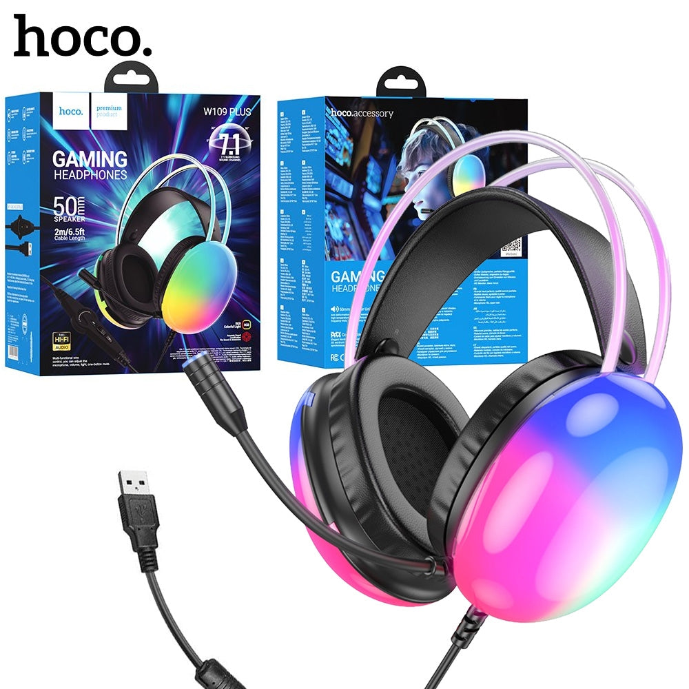 Hoco W109 Plus Gaming Wired Earphones with Mic