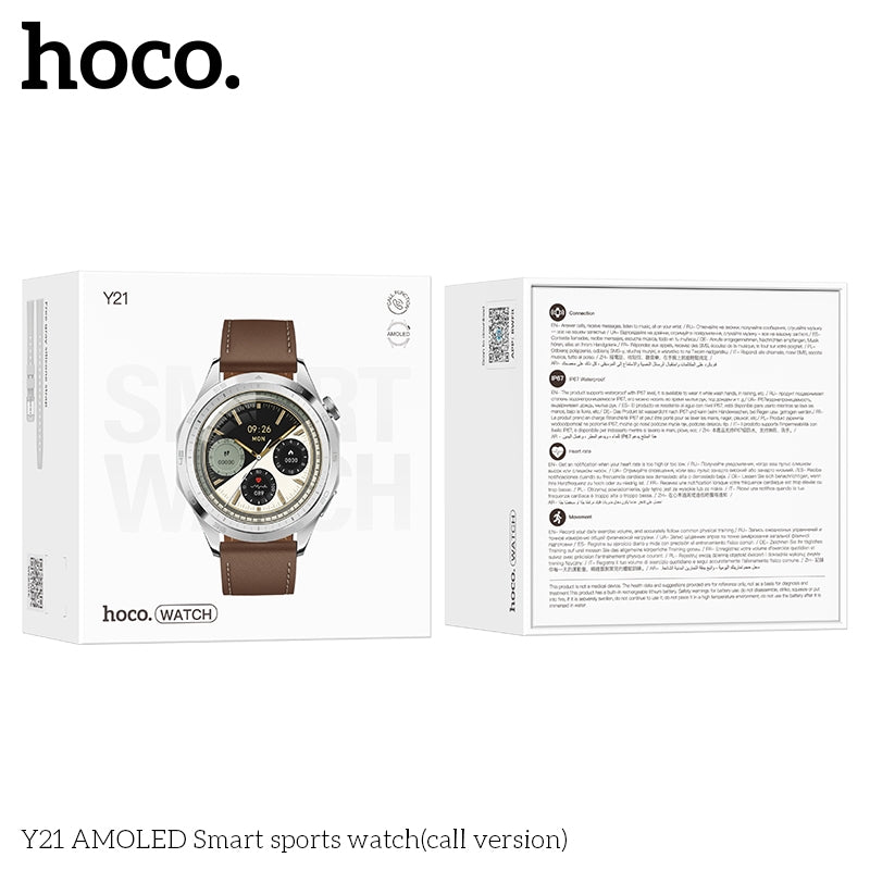 Hoco Y21 Smartwatch (Call Version)